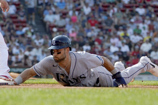 Franco, Zunino power AL East-leading Rays past Red Sox 8-1