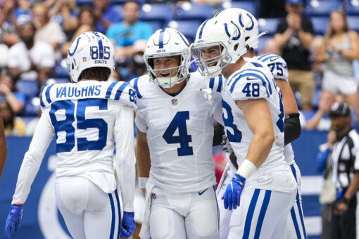 Eason efficient, Ehlinger shines late as Colts beat Panthers