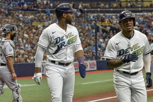 Rays beat White Sox 8-4; McHugh earns first save