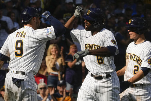 Kolten Wong powers Brewers to 7-3 win over Nationals