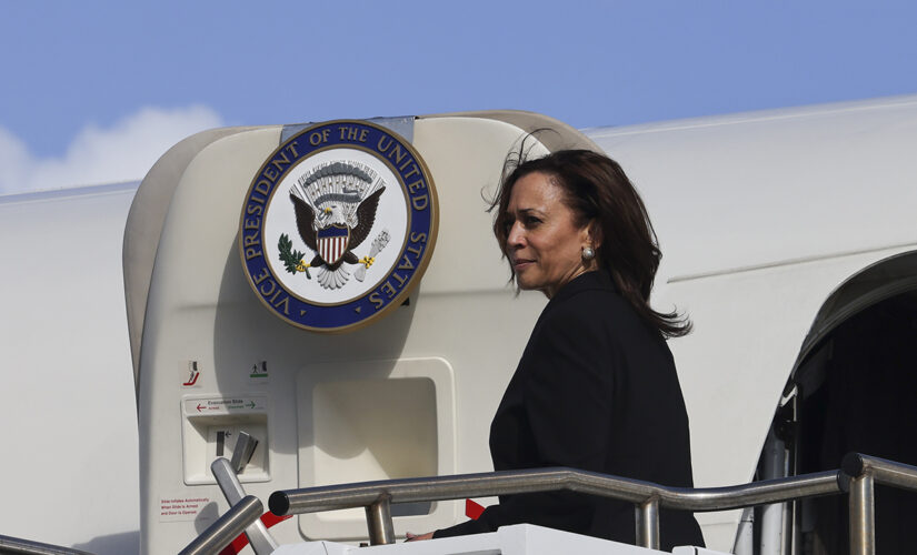 Kamala Harris stops at Pearl Harbor on way back from Asia — but avoids press questions