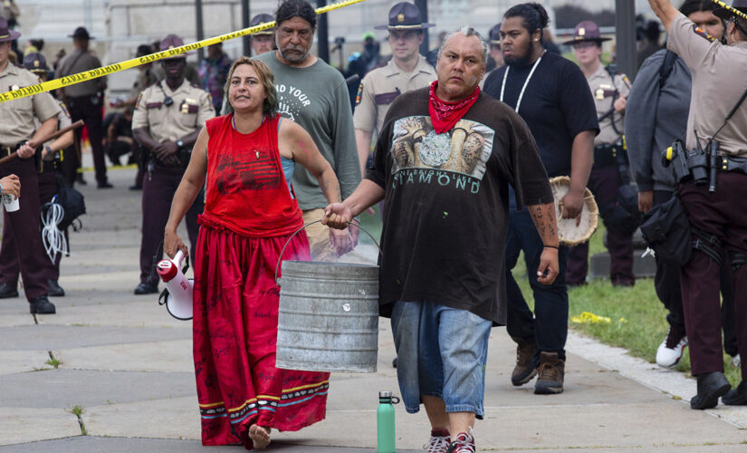 Minnesota governor’s mansion targeted by pipeline protesters; 69 arrested