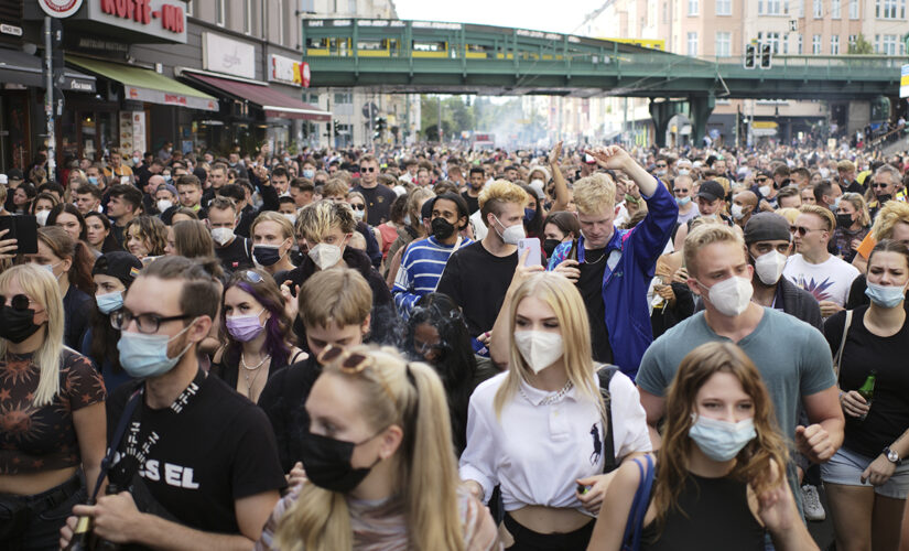 Anti-lockdown protests erupt on streets of Berlin: ‘We are the people’