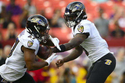Ravens lose Dobbins, win NFL-best 20th in a row in preseason