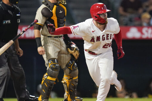 Upton, Ohtani hit milestones in Angels’ 10-2 rout of Padres
