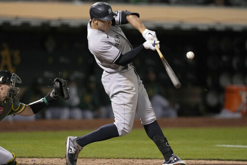 Judge’s single sends Yankees past A’s for 12th straight win