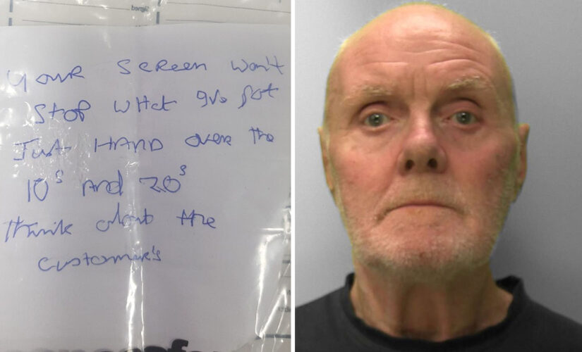 Bank robbery foiled when teller can’t read stickup note