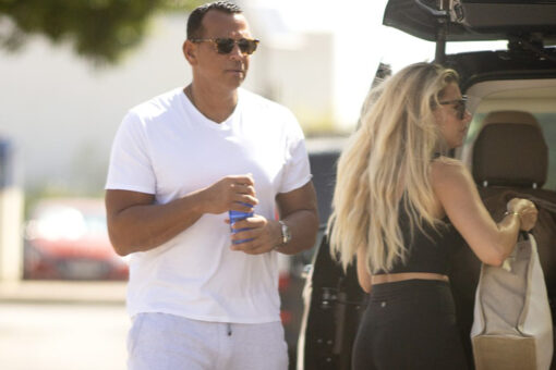 Alex Rodriguez spotted getting off private jet with friend Melanie Collins amid lavish birthday celebration