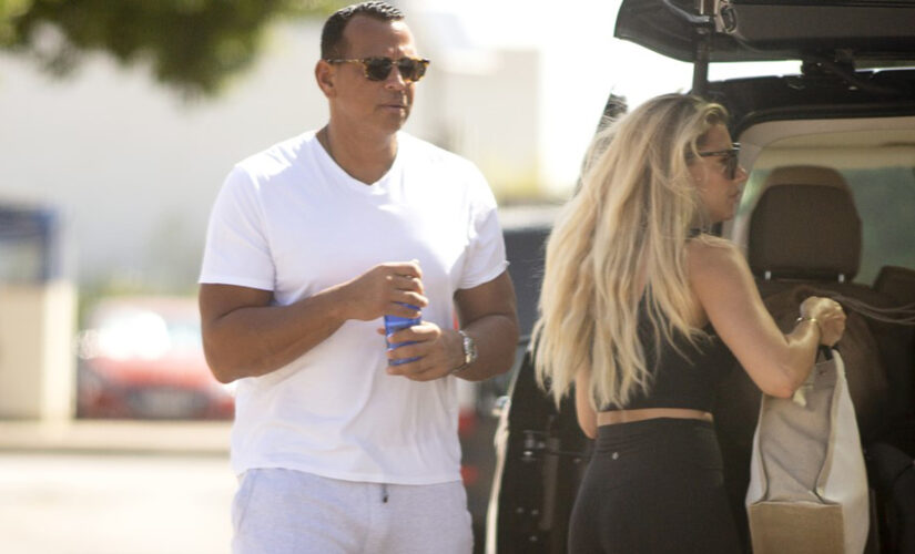 Alex Rodriguez spotted getting off private jet with friend Melanie Collins amid lavish birthday celebration