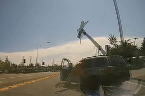 Washington state driver caught on video hurling ax in road rage incident: report