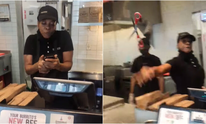 Burrito Brawl: Chipotle employee hurls scissors at customer after he makes complaint