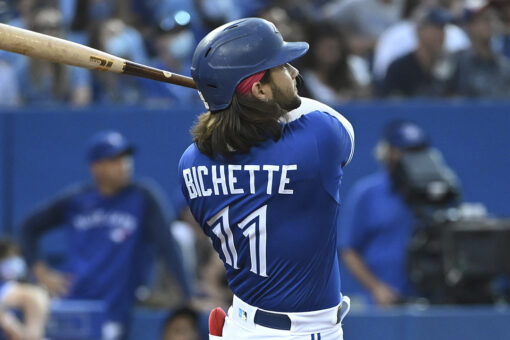 Bichette homers, Stripling pitches Jays past Indians 3-0