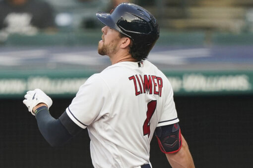 Zimmer’s 465-foot HR, big innings lead Indians past Rangers