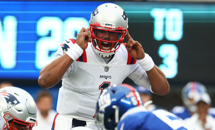 Cam Newton chases Mac Jones for high-five as Patriots’ quarterback competition nears end