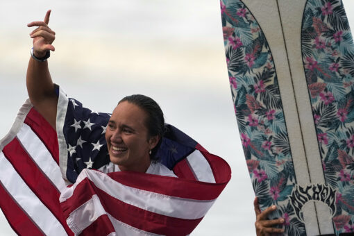 Native Hawaiians ‘reclaim’ surfing with Moore’s Olympic gold