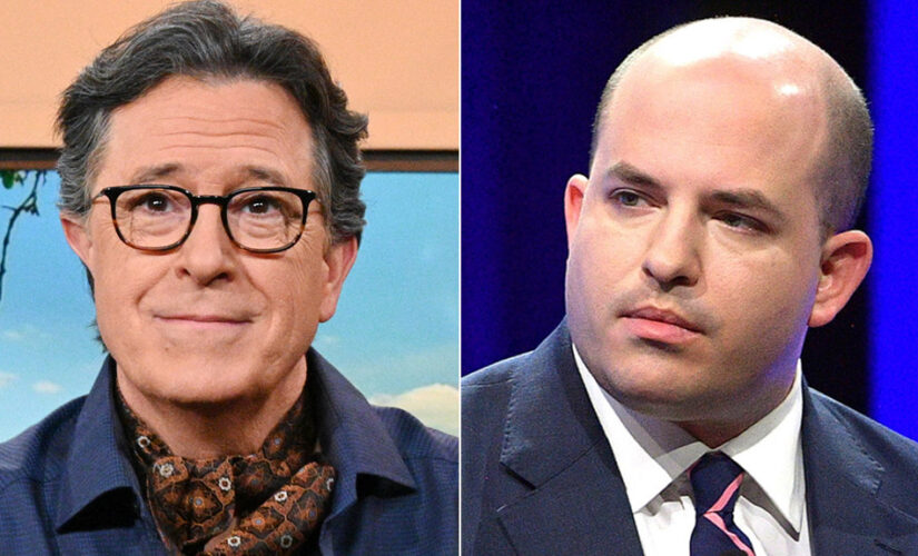 Brian Stelter roasted as ‘tongue-wagging company man’ for defense of CNN, Cuomo after Colbert pressed him