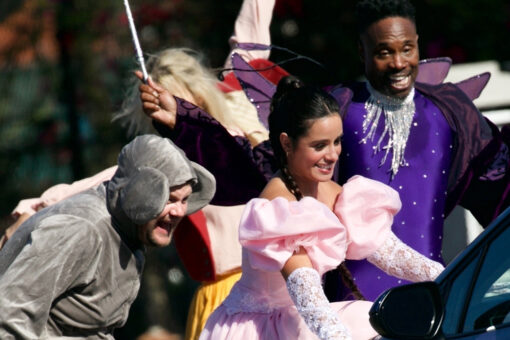 ‘Cinderella’ stars James Corden, Camilla Cabello and more mocked for stopping traffic in LA for flash mob