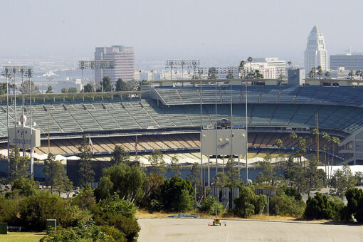 Who is the Dodgers ball girl who tackled fan on field?
