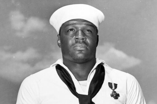 First cut of steel made for first aircraft carrier named for African American war hero