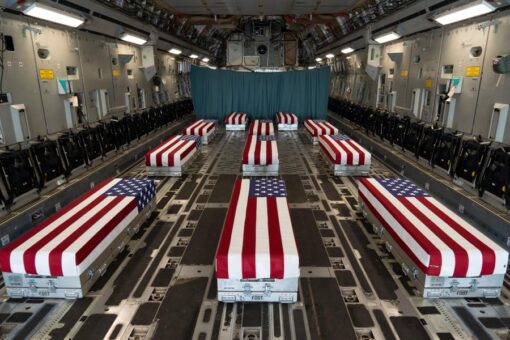 Marines post photo of dignified transfer of fallen service members killed in Kabul