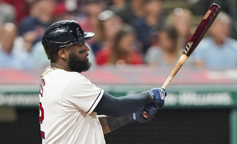 Reyes homers, drives in 5 runs, Indians rout Angels 9-1
