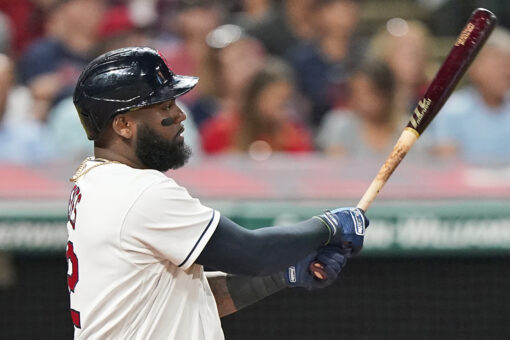Reyes homers, drives in 5 runs, Indians rout Angels 9-1