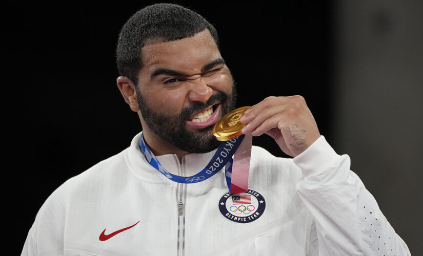 Gold medalist Steveson having fun as he considers next move