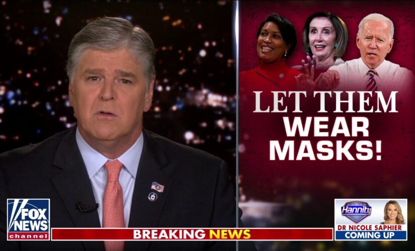 Sean Hannity: Mask mandates are coming back, unless you’re a prominent Democrat