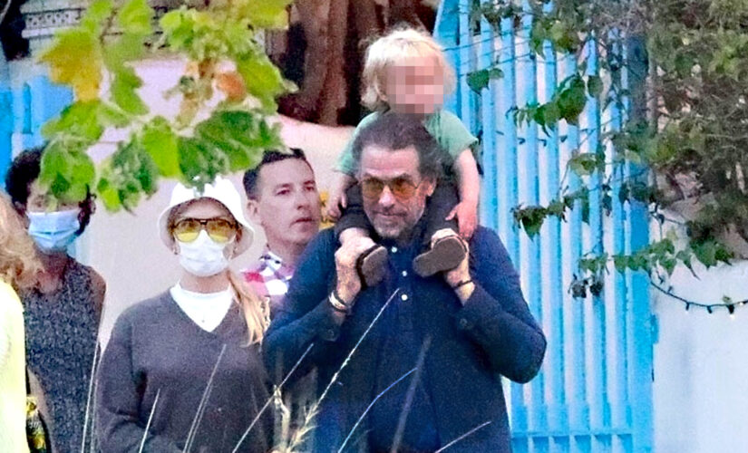 Hunter Biden relaxes with family in Malibu as he readies for high-priced art sale: See the photos