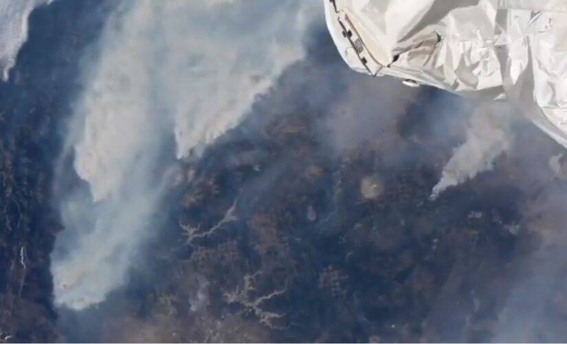 California wildfire smoke can be seen from space: Watch the video