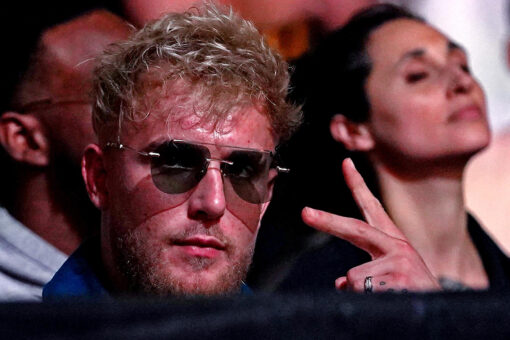 Jake Paul shows off LED lights on trunks ahead of Tyron Woodley fight
