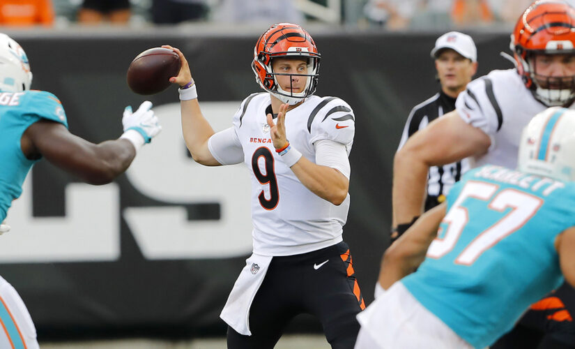 Burrow returns for Bengals as Dolphins rally for win