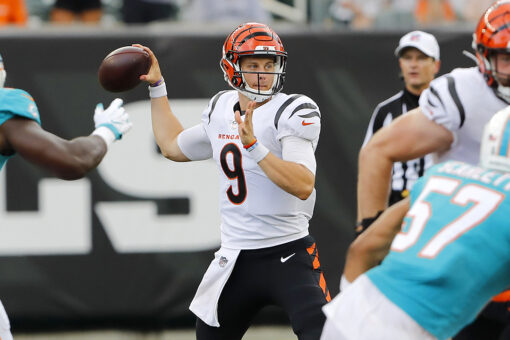 Burrow returns for Bengals as Dolphins rally for win