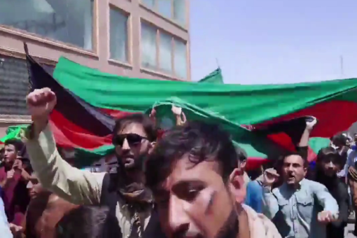 Taliban fire at Afghans celebrating Independence Day, videos show
