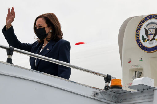 Kamala Harris lands in Singapore for Asia visit that will include Vietnam stop