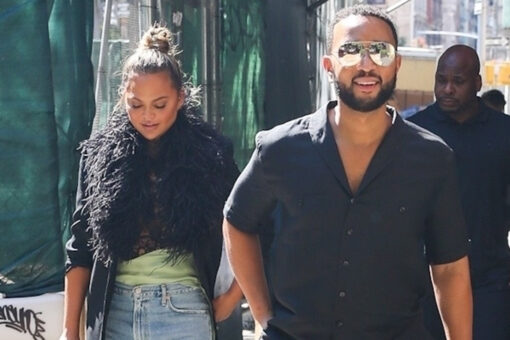 Chrissy Teigen and John Legend step out for lunch in New York City after selling Beverly Hills home