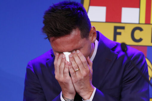 Messi in tears at press conference, says ‘I wanted to stay’ at Barcelona