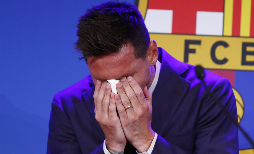 Messi in tears at press conference, says ‘I wanted to stay’ at Barcelona