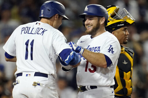 Dodgers pummel Pirates 9-0 for 6th straight win, gain on SF