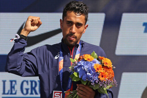 Olympic French marathon runner finishes 17th after wiping opponents’ water to the ground
