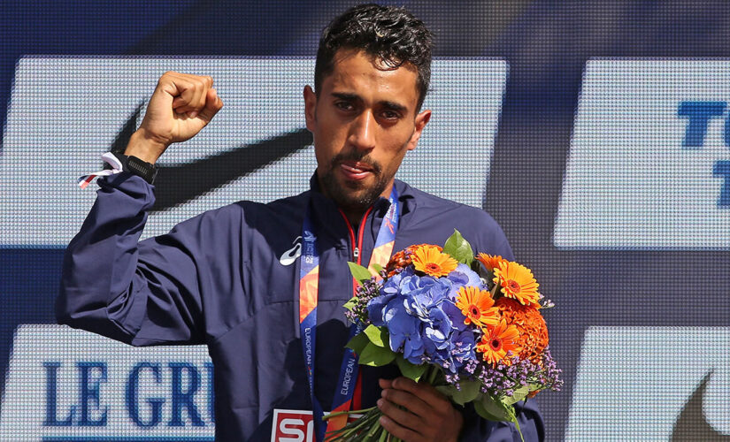 Olympic French marathon runner finishes 17th after wiping opponents’ water to the ground