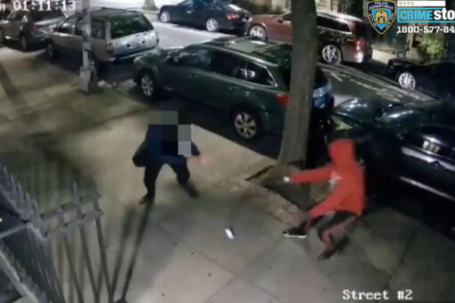 NYC man robbed at gunpoint in Manhattan and shot on sidewalk, shocking video shows