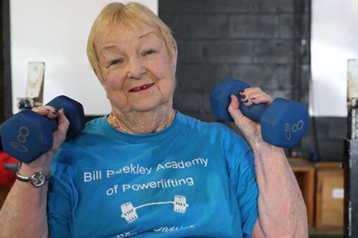 100-year-old grandmother sets weight lifting Guinness World Record