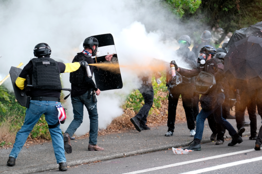 Portland police hands-off strategy during violent political clashes criticized by some, praised by mayor