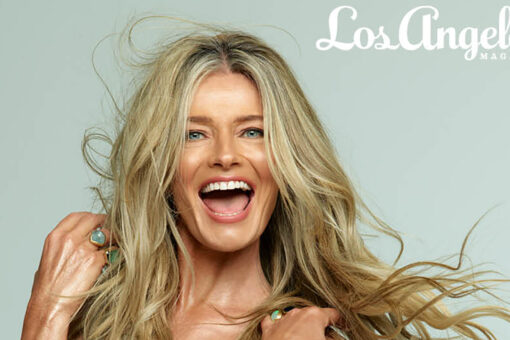 Paulina Porizkova shares ‘unretouched’ picture of herself posing nude for magazine shoot