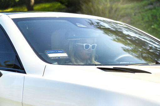 Britney Spears spotted behind the wheel after her father reveals plans to step down as her conservator