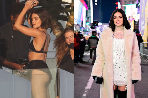 Actress Lucy Hale sizzles in black lingerie for photoshoot