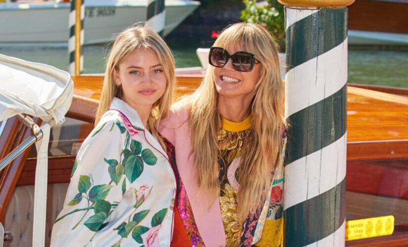 Heidi Klum’s daughter Leni is a spitting image of model as they are spotted out and about