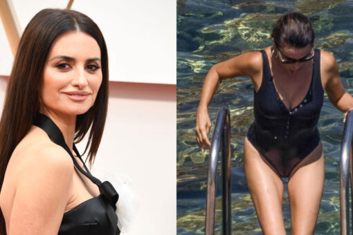 Penelope Cruz takes a dip during Italian vacation