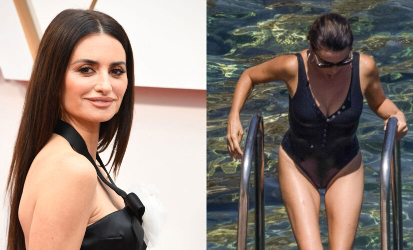 Penelope Cruz takes a dip during Italian vacation